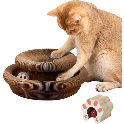 Magical Folding Cat Scratcher Toy