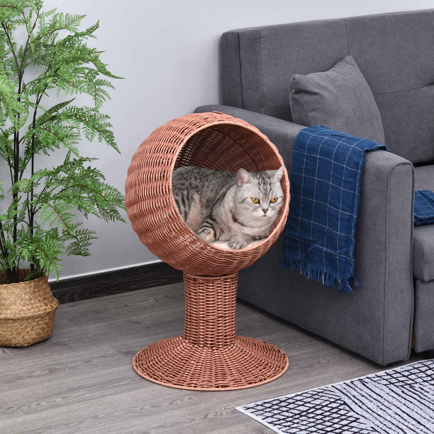 CozyNest Rotating Cat Pod™