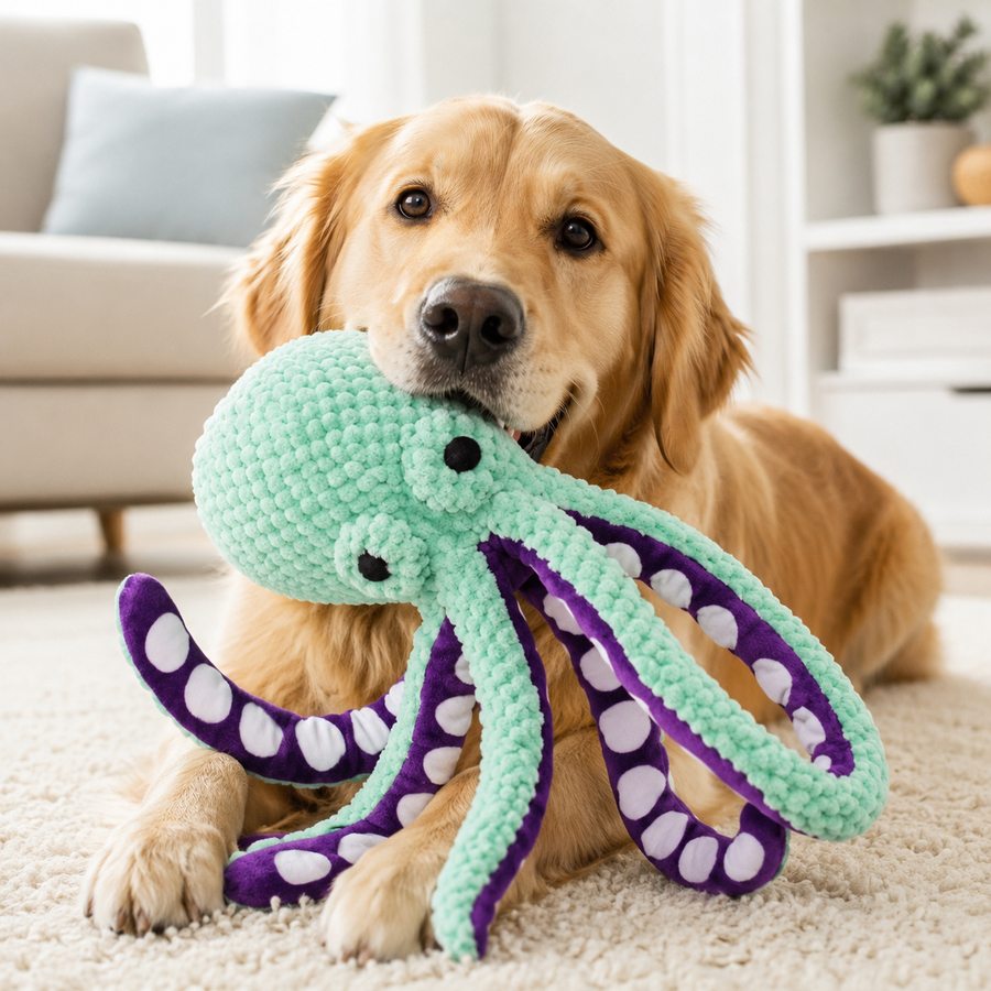 PlushSqueak Soft Pet Toy™