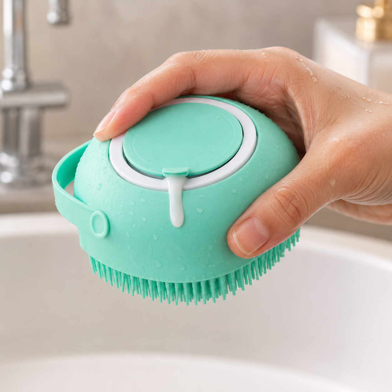 SilkTouch Silicone Bath Brush™