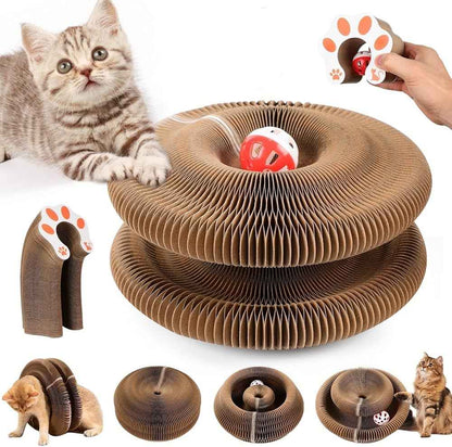 Magical Folding Cat Scratcher Toy